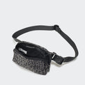 Pander 1L double zipper water-repellent nylon belt bag in Grey Leopard, product view 6