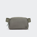 Pander 1L double zipper water-repellent nylon belt bag in Grey Sage, product view 1