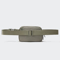 Pander 1L double zipper water-repellent nylon belt bag in Grey Sage, product view 3