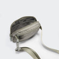 Pander 1L double zipper water-repellent nylon belt bag in Grey Sage, product view 7