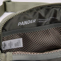 Pander 1L double zipper water-repellent nylon belt bag in Grey Sage, product view 8