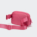 Pander 1L double zipper water-repellent nylon belt bag in Hot Pink, product view 4