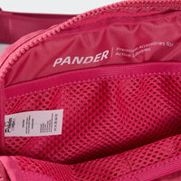 Pander 1L double zipper water-repellent nylon belt bag in Hot Pink, product view 8
