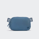Pander 1L double zipper water-repellent nylon belt bag in Indigo Blue, product view 1