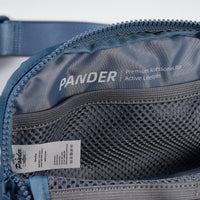 Pander 1L double zipper water-repellent nylon belt bag in Indigo Blue, product view 7