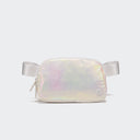 Pander 1L double zipper water-repellent nylon belt bag in Iridescent, product view 1