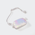 Pander 1L double zipper water-repellent nylon belt bag in Iridescent, product view 5
