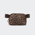 Pander 1L double zipper water-repellent nylon belt bag in Leopard Multi, product view 1