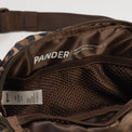Pander 1L double zipper water-repellent nylon belt bag in Leopard Multi, product view 8