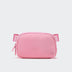 Pander 1L double zipper water-repellent nylon belt bag in Light Pink, product view 1