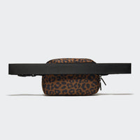 Pander 1L double zipper water-repellent nylon belt bag in Midnight Leopard, product view 3