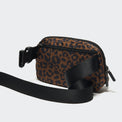 Pander 1L double zipper water-repellent nylon belt bag in Midnight Leopard, product view 4