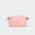 Pander 1L double zipper water-repellent nylon belt bag in Mono Pink, product view 1