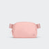 Pander 1L double zipper water-repellent nylon belt bag in Mono Pink, product view 1