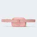 Pander 1L double zipper water-repellent nylon belt bag in Mono Pink, product view 3
