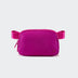Pander 1L double zipper water-repellent nylon belt bag in Poinciana, product view 1