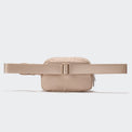 Pander 1L double zipper water-repellent nylon belt bag in Raw Linen Beige, product view 3
