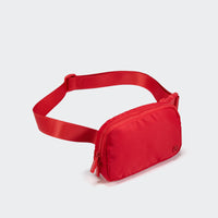 Pander 1L double zipper water-repellent nylon belt bag in Red, product view 2