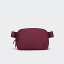 Pander 1L double zipper water-repellent nylon belt bag in Red Merlot, product view 1