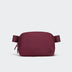 Pander 1L double zipper water-repellent nylon belt bag in Red Merlot, product view 1