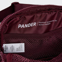 Pander 1L double zipper water-repellent nylon belt bag in Red Merlot, product view 8