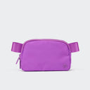 Pander 1L double zipper water-repellent nylon belt bag in Violet, product view 1