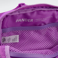Pander 1L double zipper water-repellent nylon belt bag in Violet, product view 8
