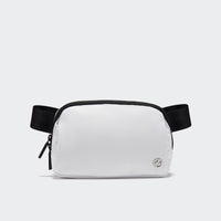 Pander 1L double zipper water-repellent nylon belt bag in White, product view 1