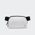Pander 1L double zipper water-repellent nylon belt bag in White, product view 1
