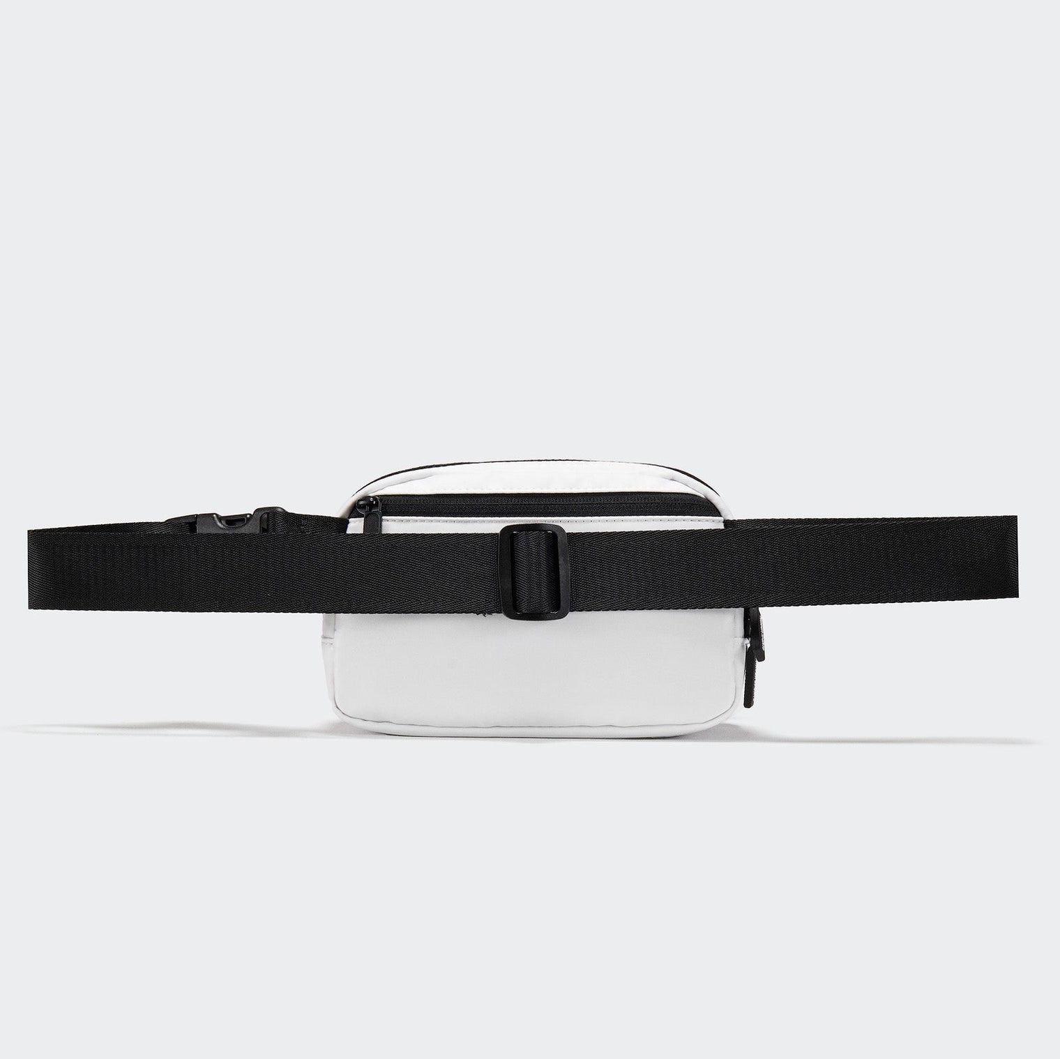 Pander 1L double zipper water-repellent nylon belt bag in White, product view 3