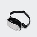 Pander 1L double zipper water-repellent nylon belt bag in White, product view 6