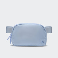 Pander 1L double zipper water-repellent nylon belt bag in Windmill Blue, product view 1