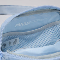 Pander 1L double zipper water-repellent nylon belt bag in Windmill Blue, product view 8