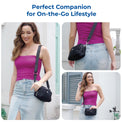 Pander everyday crossbody sling bag worn on the go