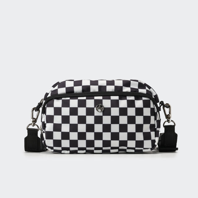 Pander Everyday Crossbody Sling Bag in Checkered Black - view 1