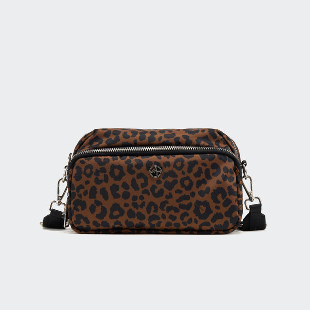 Pander Everyday Crossbody Sling Bag in Midnight Leopard - view 1