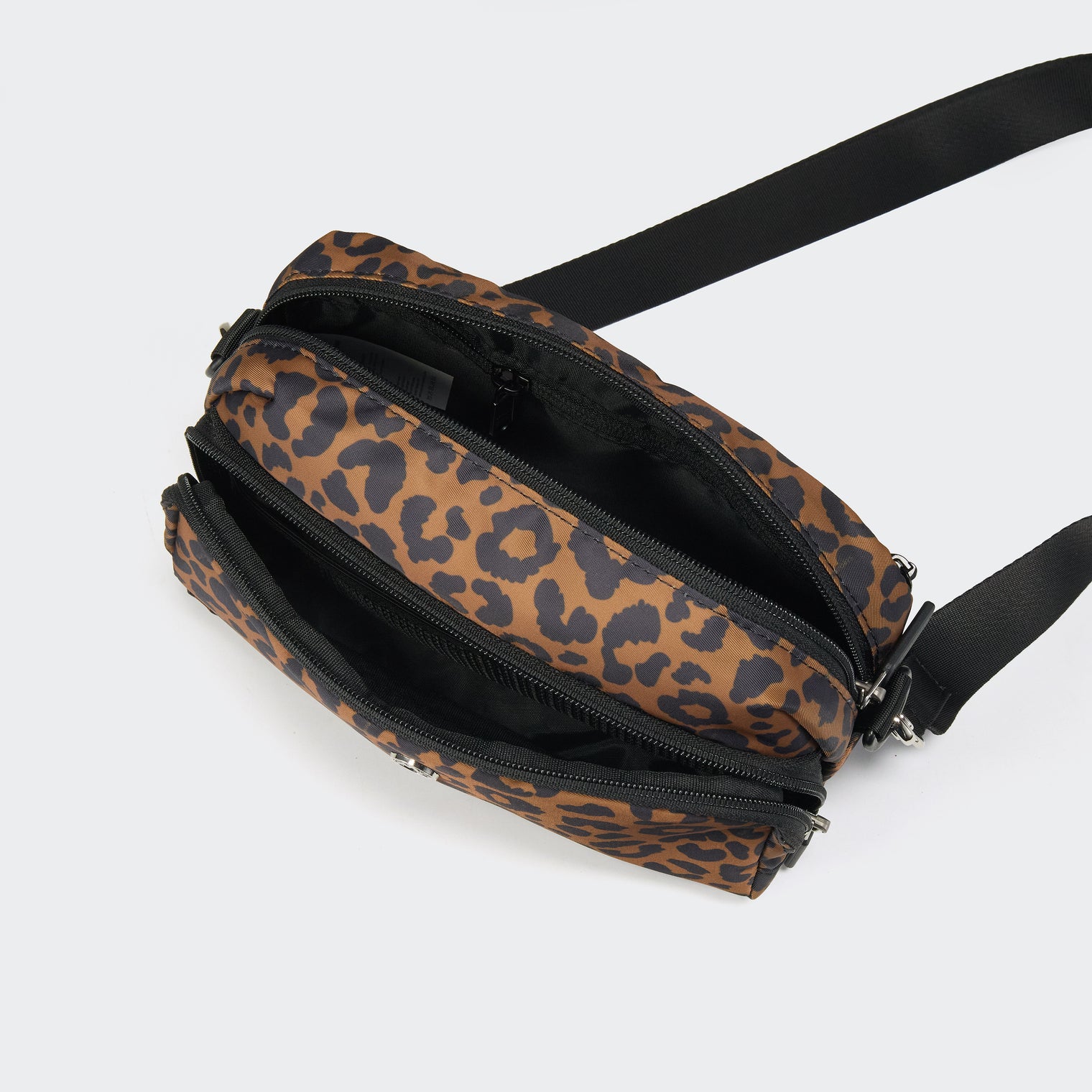 Pander Everyday Crossbody Sling Bag in Midnight Leopard - view 8