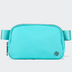 Pander Everywhere Belt Bag 1L in Cyan Blue - front view