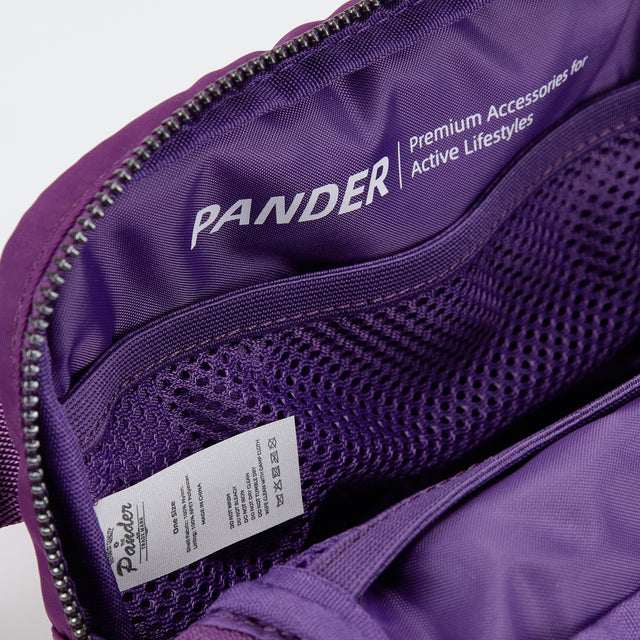 Pander Everywhere Belt Bag 1L in Dark Magenta - product detail 2