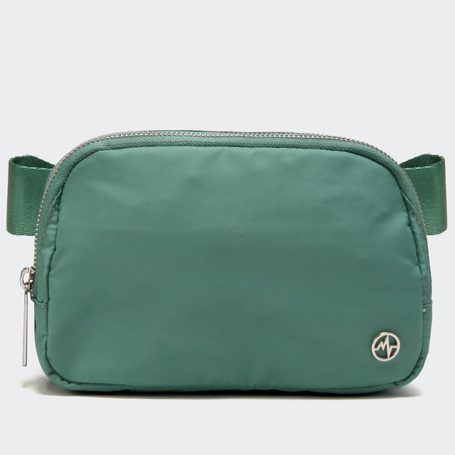 Pander Everywhere Belt Bag 1L in Eucalyptus Green - front view