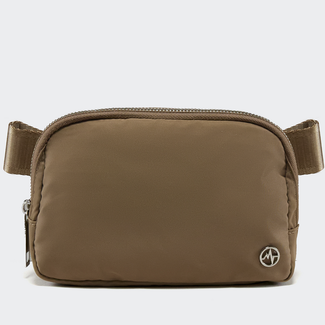 Pander Everywhere Belt Bag 1L in Gray Brown - front view