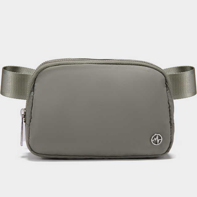 Pander Everywhere Belt Bag 1L in Grey Sage - front view