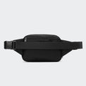 PANDER 2L water-resistant belt bag in Black Onyx, side and zipper detail