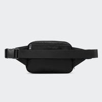 PANDER 2L water-resistant belt bag in Black Onyx, side and zipper detail