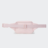 PANDER large crossbody waist pack in Cloud Pink, adjustable strap view