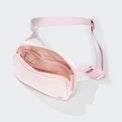 PANDER unisex 2L belt bag in Cloud Pink, everyday travel view