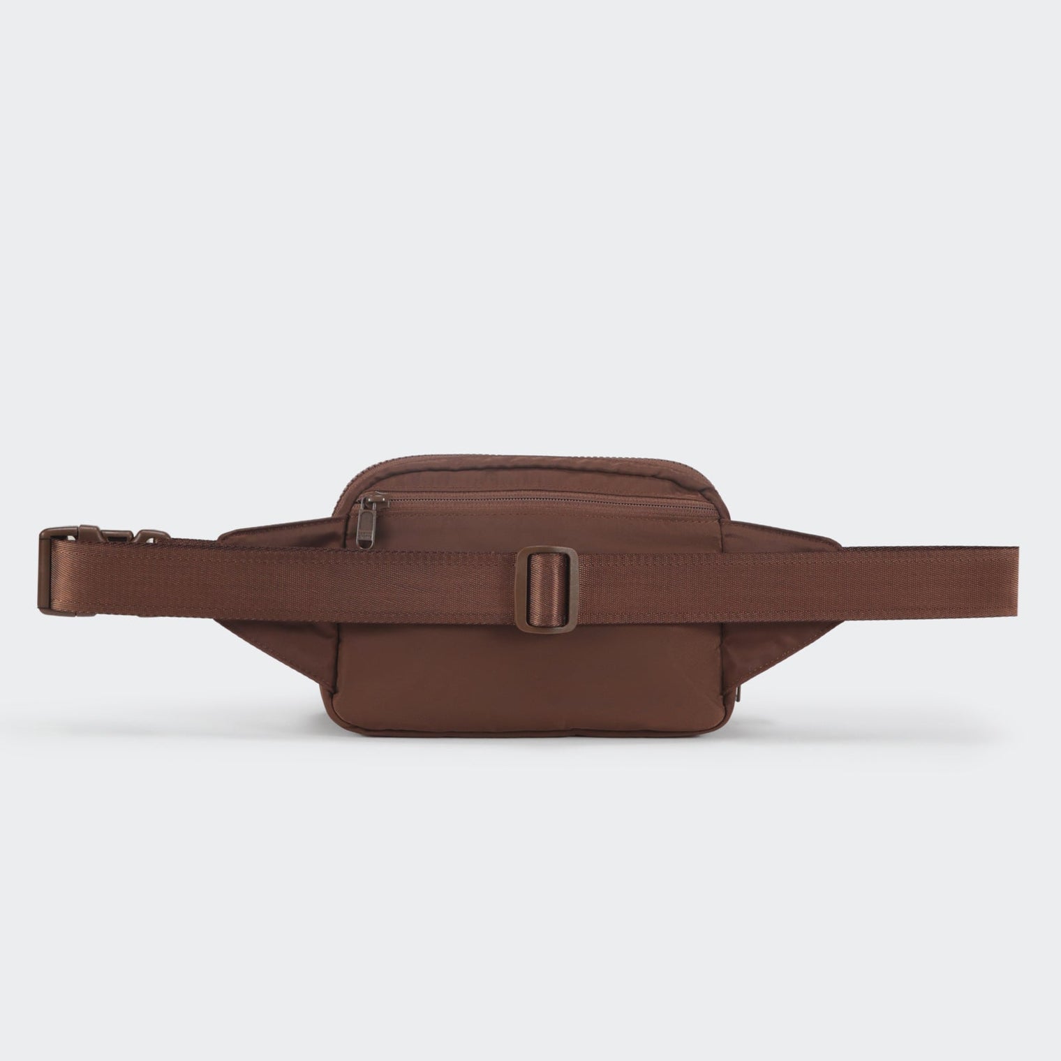 PANDER large crossbody waist pack in Coca Mocha, adjustable strap view