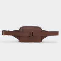 PANDER large crossbody waist pack in Coca Mocha, adjustable strap view