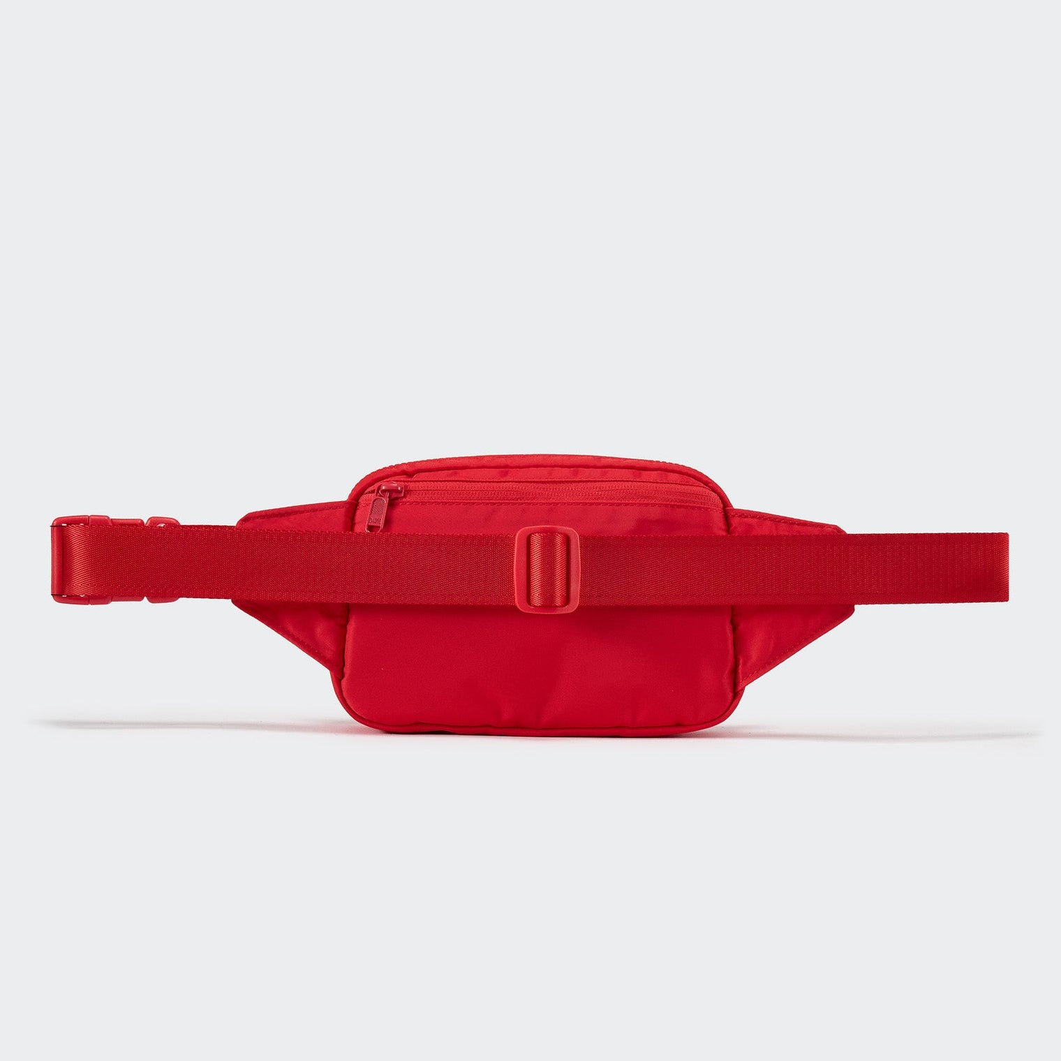 PANDER large crossbody waist pack in Dark Salmon, adjustable strap view