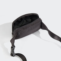 PANDER belt bag in Dim Grey, rear zip pocket and buckle detail